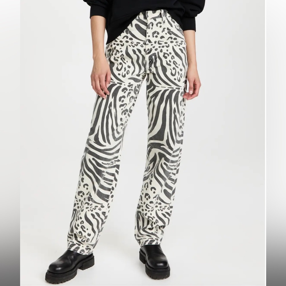 Mother High Waisted Curbside Heel Jeans Color: Atk Animal Tracks